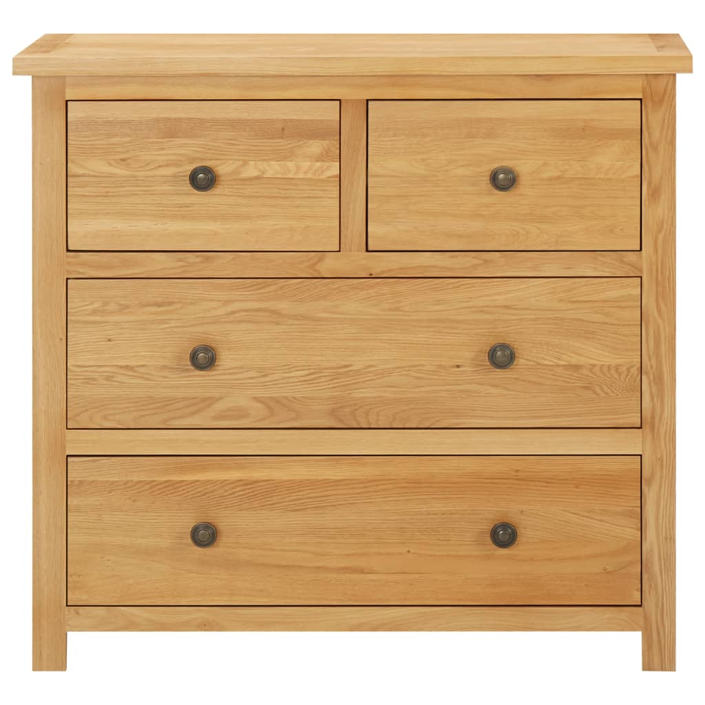 Chest of Drawers 80x35x75 cm Solid Oak Wood- Chest of drawers - HomeShopIreland - Home Shop Ireland - Chest of drawers - Chest of Drawers 80x35x75 cm Solid Oak Wood