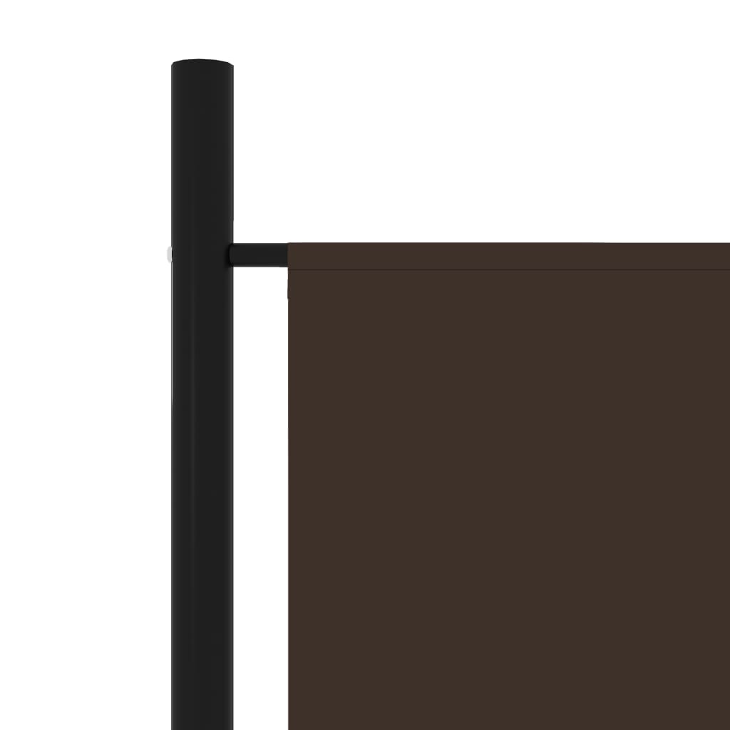 4-Panel Room Divider Brown 200x180 cm- Room Dividers - HomeShopIreland - Home Shop Ireland - Room Dividers - 4-Panel Room Divider Brown 200x180 cm