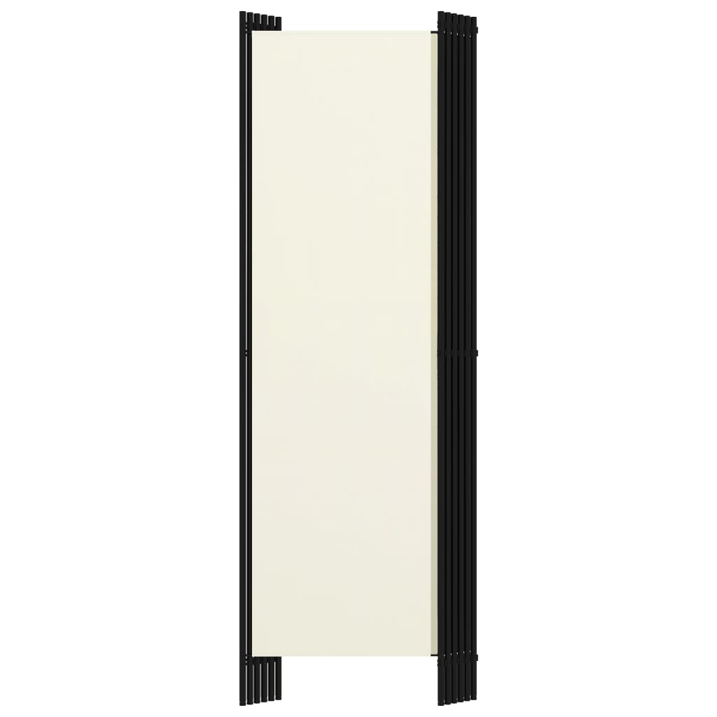 6-Panel Room Divider Cream White 300x180 cm- Room Dividers - HomeShopIreland - Home Shop Ireland - Room Dividers - 6-Panel Room Divider Cream White 300x180 cm