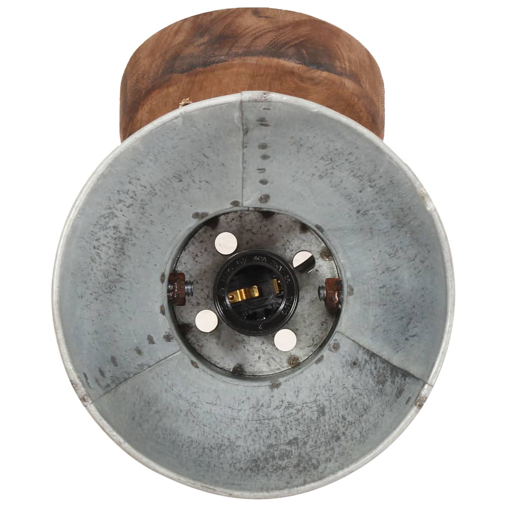 Industrial Wall/Ceiling Lamps 2 pcs Silver 20x25 cm E27- Lamps - HomeShopIreland - Home Shop Ireland - Lamps - Industrial Wall/Ceiling Lamps 2 pcs Silver 20x25 cm E27