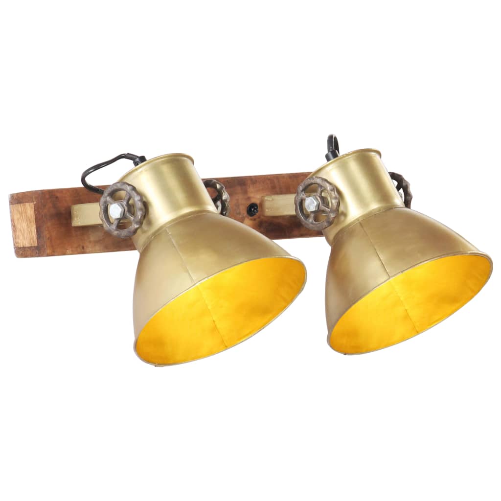 Industrial Wall Lamp Brass 45x25 cm E27- Lamps - HomeShopIreland - Home Shop Ireland - Lamps - Industrial Wall Lamp Brass 45x25 cm E27