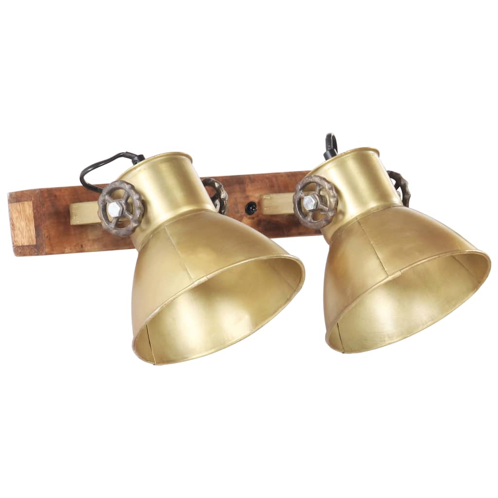 Industrial Wall Lamp Brass 45x25 cm E27- Lamps - HomeShopIreland - Home Shop Ireland - Lamps - Industrial Wall Lamp Brass 45x25 cm E27