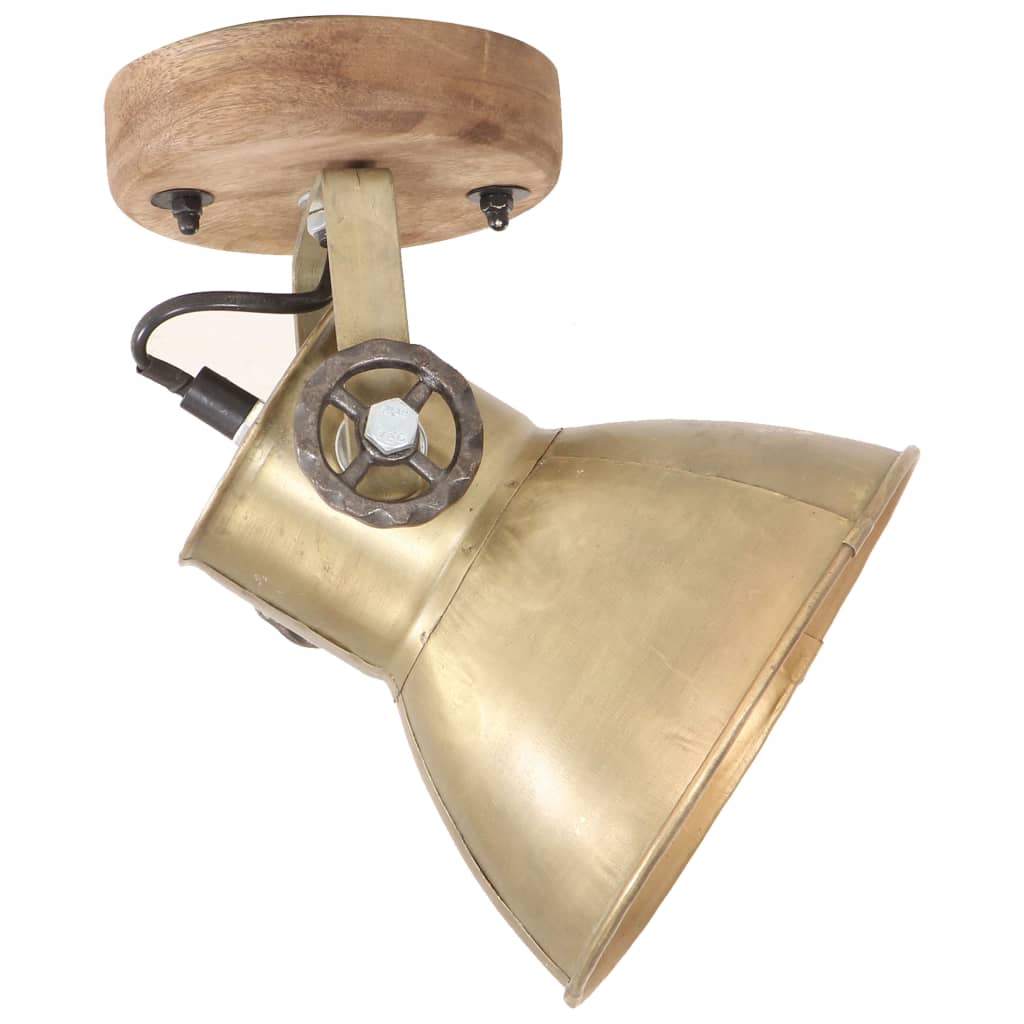 Industrial Wall/Ceiling Lamps 2 pcs Brass 20x25 cm E27- Lamps - HomeShopIreland - Home Shop Ireland - Lamps - Industrial Wall/Ceiling Lamps 2 pcs Brass 20x25 cm E27