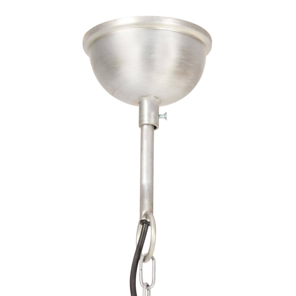 Industrial Hanging Lamp 25 W Silver Round 40 cm E27- Lamps - HomeShopIreland - Home Shop Ireland - Lamps - Industrial Hanging Lamp 25 W Silver Round 40 cm E27