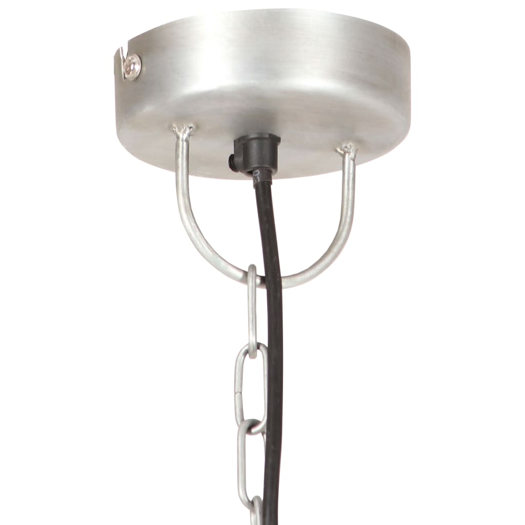 Industrial Hanging Lamp 25 W Silver Round 30 cm E27- Lamps - HomeShopIreland - Home Shop Ireland - Lamps - Industrial Hanging Lamp 25 W Silver Round 30 cm E27