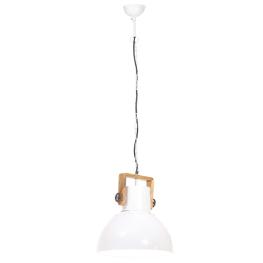 Industrial Hanging Lamp 25 W White Round 40 cm E27- Lamps - HomeShopIreland - Home Shop Ireland - Lamps - Industrial Hanging Lamp 25 W White Round 40 cm E27
