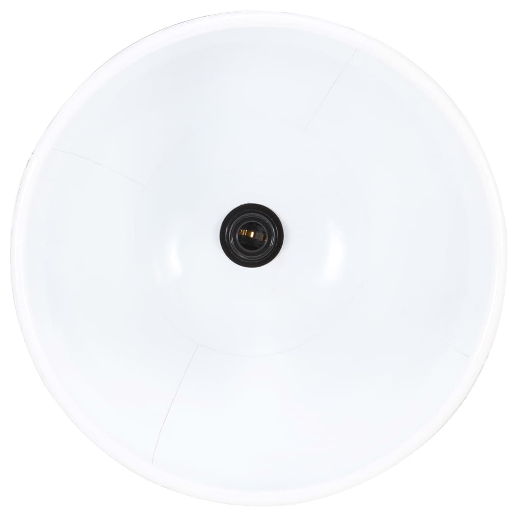 Industrial Hanging Lamp 25 W White Round 40 cm E27- Lamps - HomeShopIreland - Home Shop Ireland - Lamps - Industrial Hanging Lamp 25 W White Round 40 cm E27