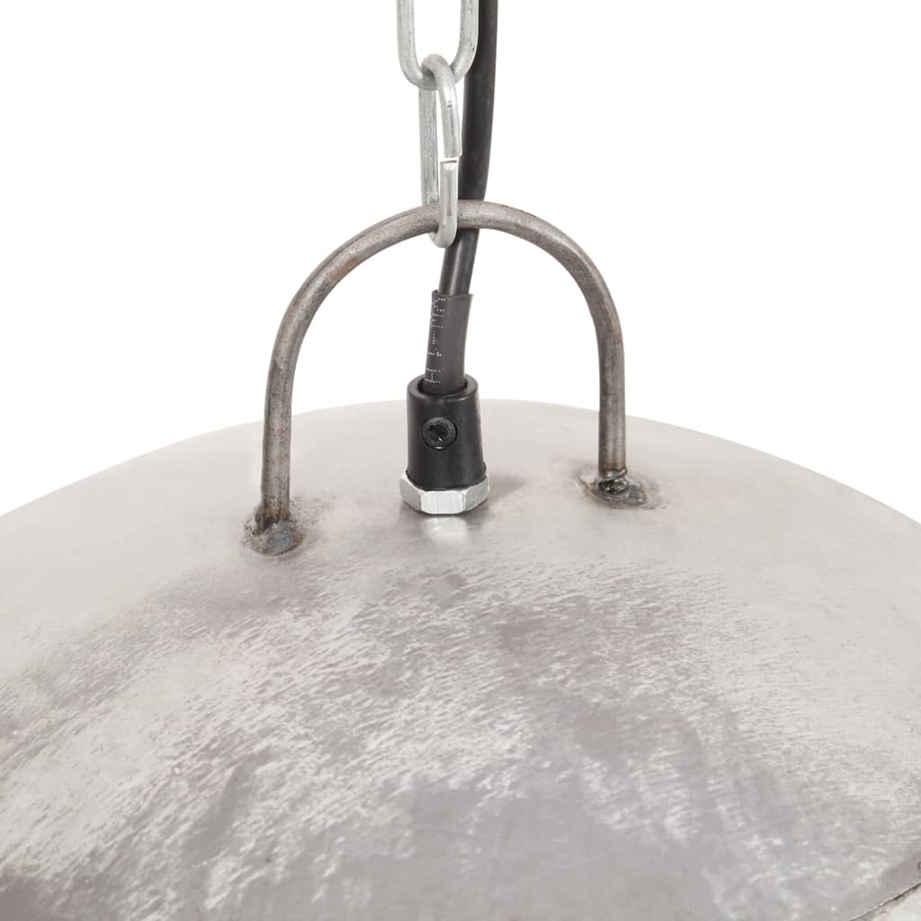 Industrial Vintage Hanging Lamp 25 W Silver Round 41 cm E27- Lamps - HomeShopIreland - Home Shop Ireland - Lamps - Industrial Vintage Hanging Lamp 25 W Silver Round 41 cm E27