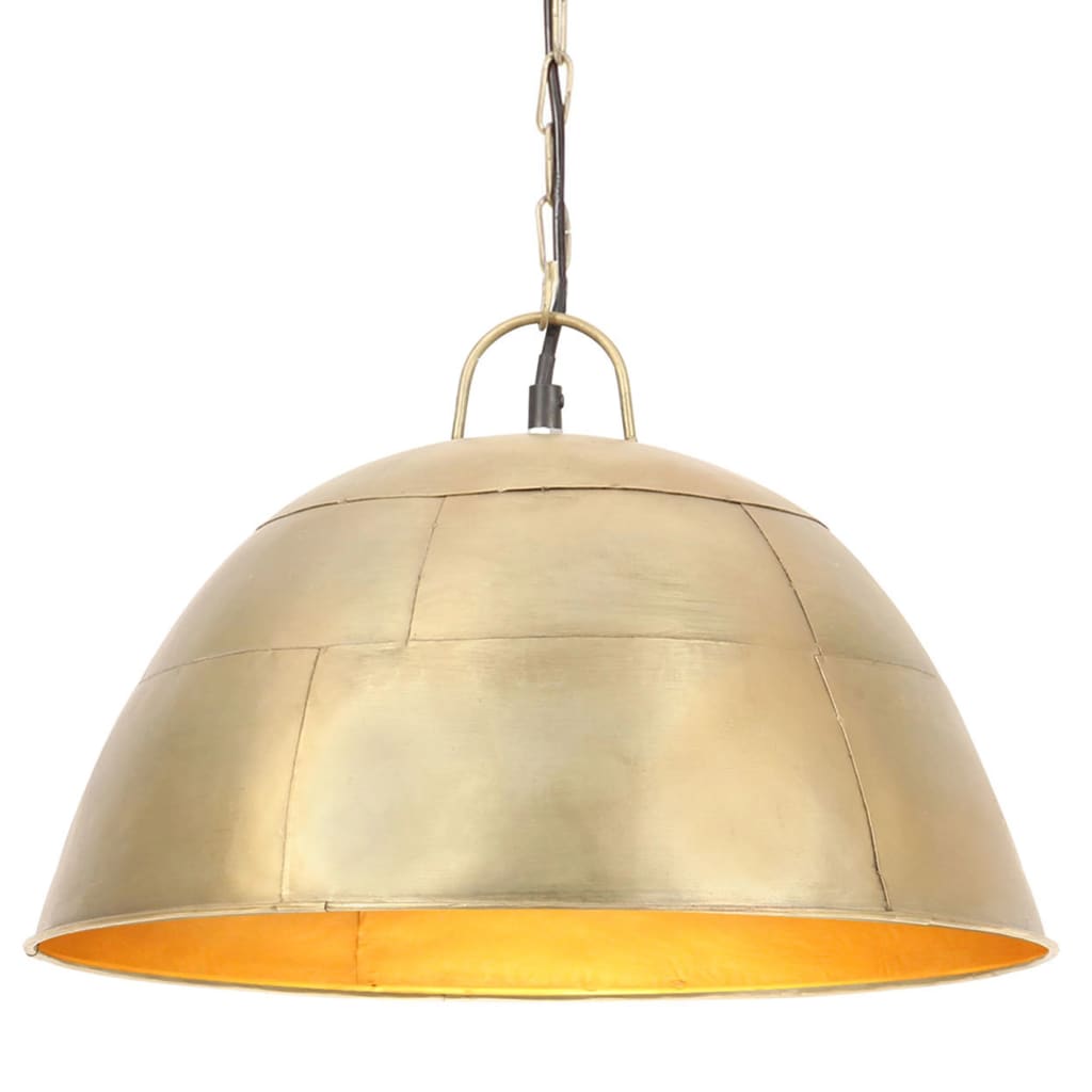 Industrial Vintage Hanging Lamp 25 W Brass Round 41 cm E27- Lamps - HomeShopIreland - Home Shop Ireland - Lamps - Industrial Vintage Hanging Lamp 25 W Brass Round 41 cm E27