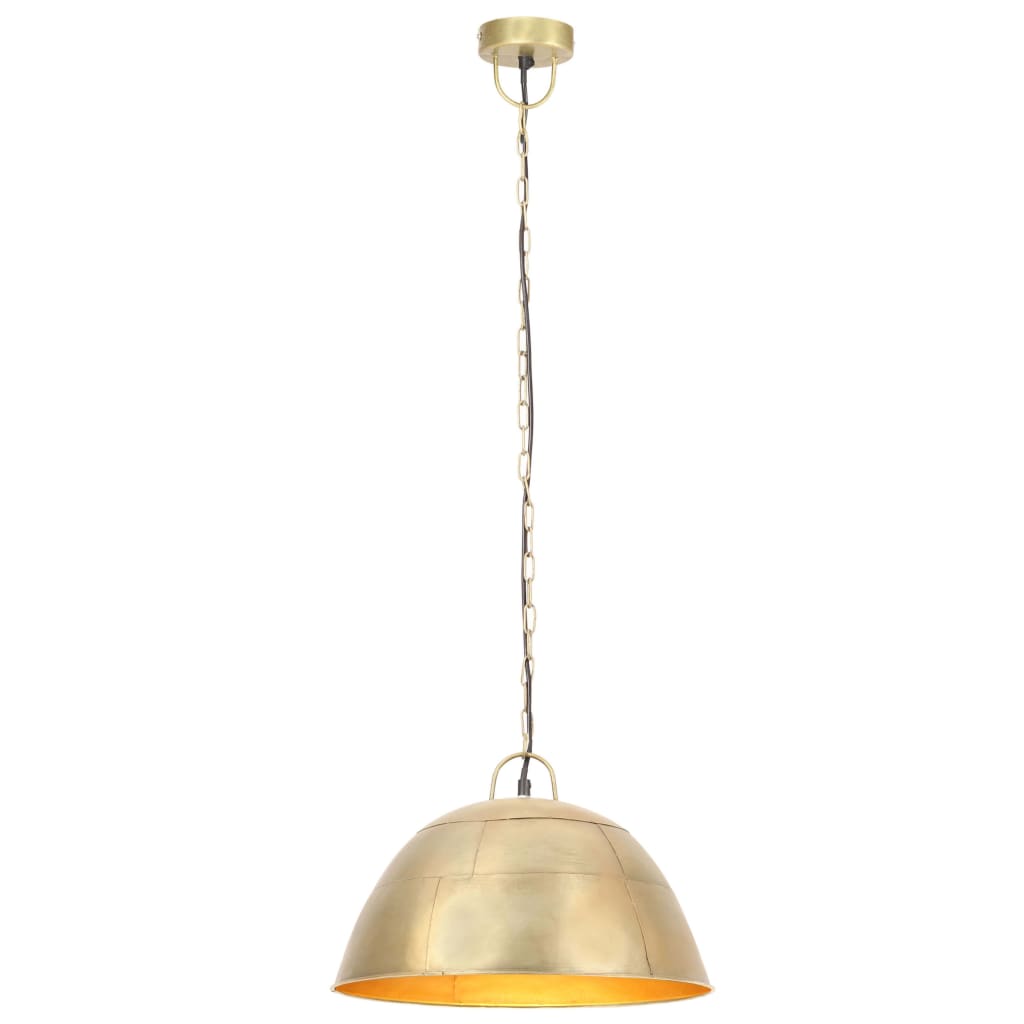 Industrial Vintage Hanging Lamp 25 W Brass Round 41 cm E27- Lamps - HomeShopIreland - Home Shop Ireland - Lamps - Industrial Vintage Hanging Lamp 25 W Brass Round 41 cm E27