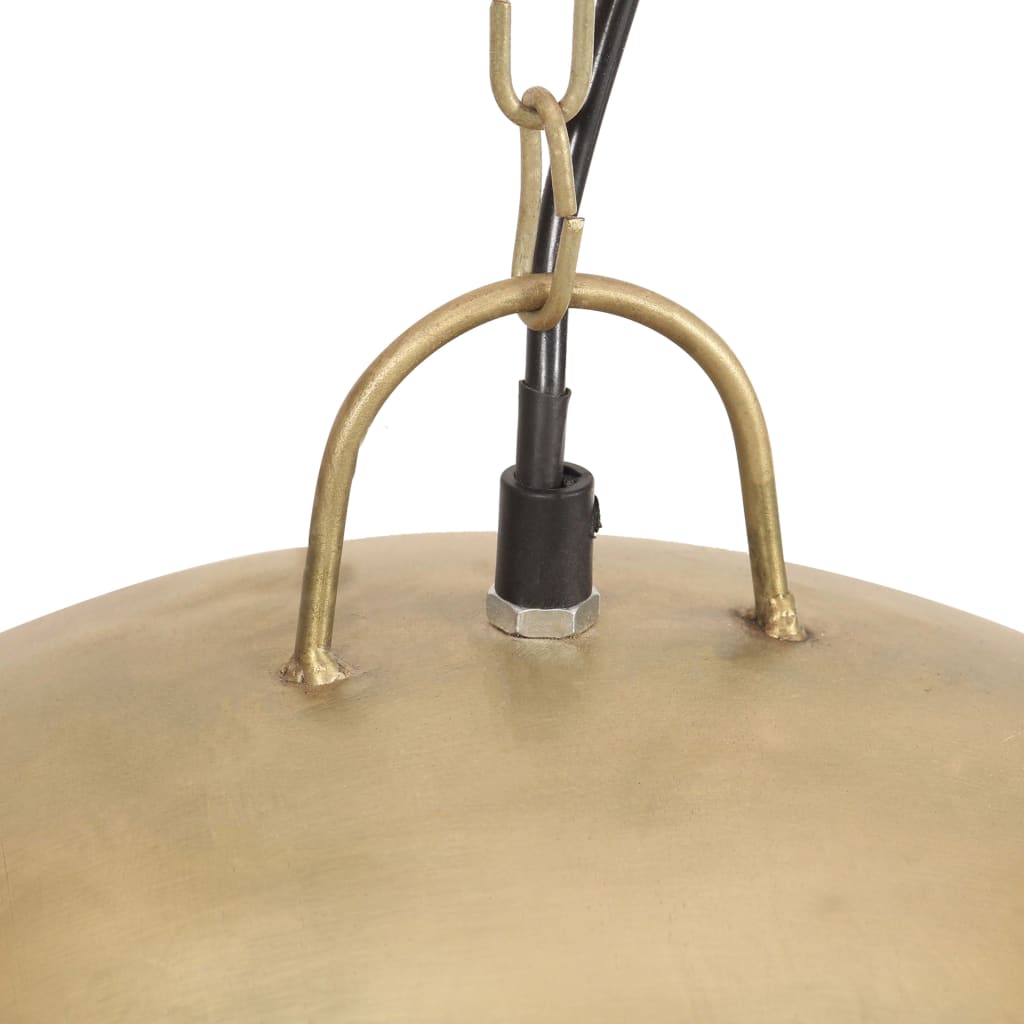 Industrial Vintage Hanging Lamp 25 W Brass Round 41 cm E27- Lamps - HomeShopIreland - Home Shop Ireland - Lamps - Industrial Vintage Hanging Lamp 25 W Brass Round 41 cm E27