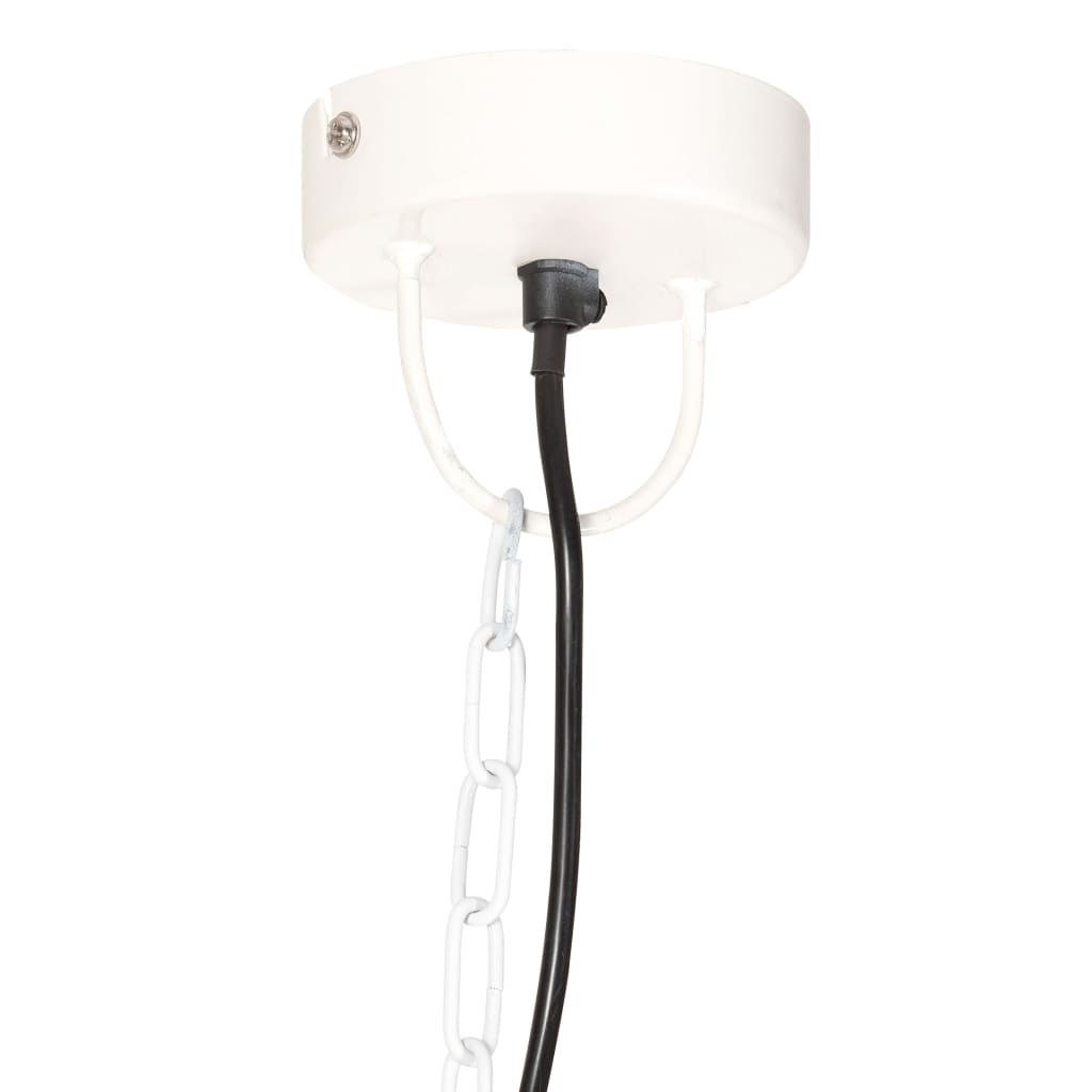 Industrial Vintage Hanging Lamp 25 W White Round 41 cm E27- Lamps - HomeShopIreland - Home Shop Ireland - Lamps - Industrial Vintage Hanging Lamp 25 W White Round 41 cm E27