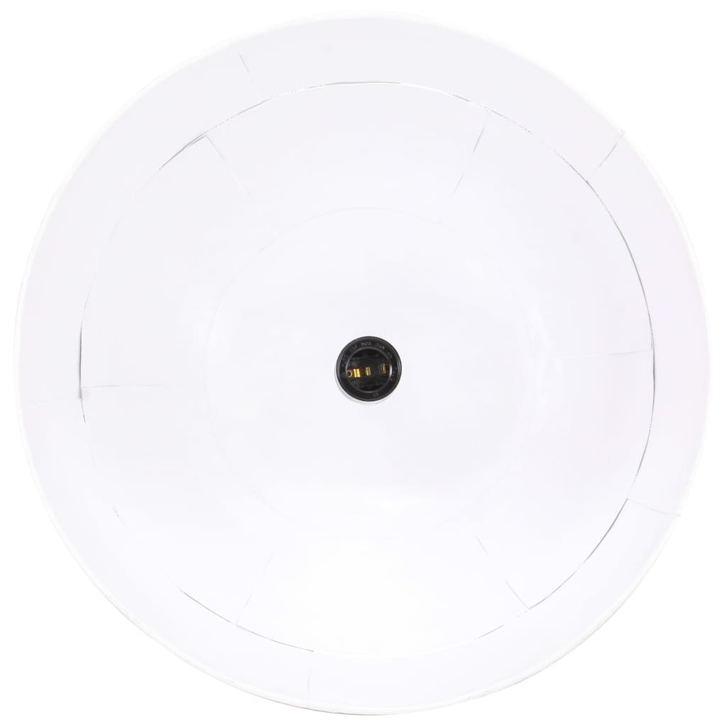 Industrial Vintage Hanging Lamp 25 W White Round 41 cm E27- Lamps - HomeShopIreland - Home Shop Ireland - Lamps - Industrial Vintage Hanging Lamp 25 W White Round 41 cm E27