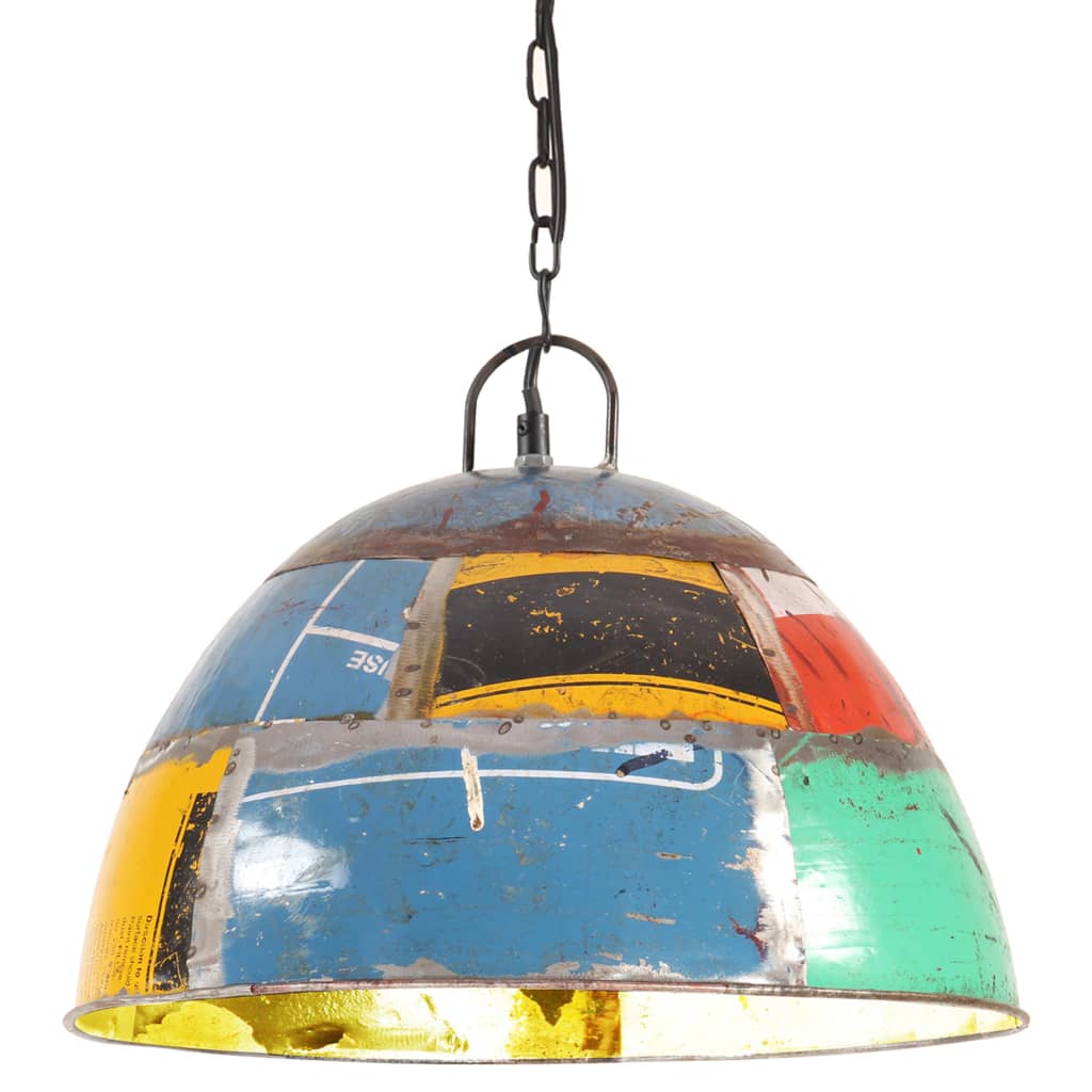 Industrial Vintage Hanging Lamp 25 W Multicolour Round 41cm E27- Lamps - HomeShopIreland - Home Shop Ireland - Lamps - Industrial Vintage Hanging Lamp 25 W Multicolour Round 41cm E27