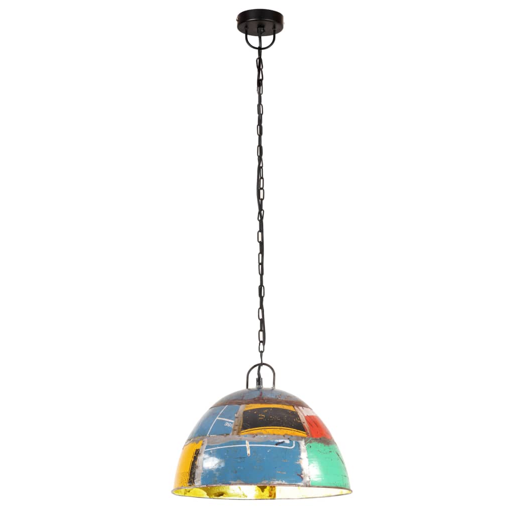 Industrial Vintage Hanging Lamp 25 W Multicolour Round 41cm E27- Lamps - HomeShopIreland - Home Shop Ireland - Lamps - Industrial Vintage Hanging Lamp 25 W Multicolour Round 41cm E27