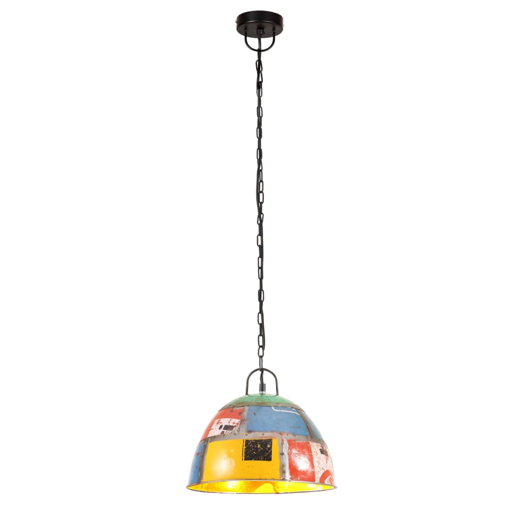 Industrial Vintage Hanging Lamp 25 W Multicolour Round 31cm E27- Lamps - HomeShopIreland - Home Shop Ireland - Lamps - Industrial Vintage Hanging Lamp 25 W Multicolour Round 31cm E27