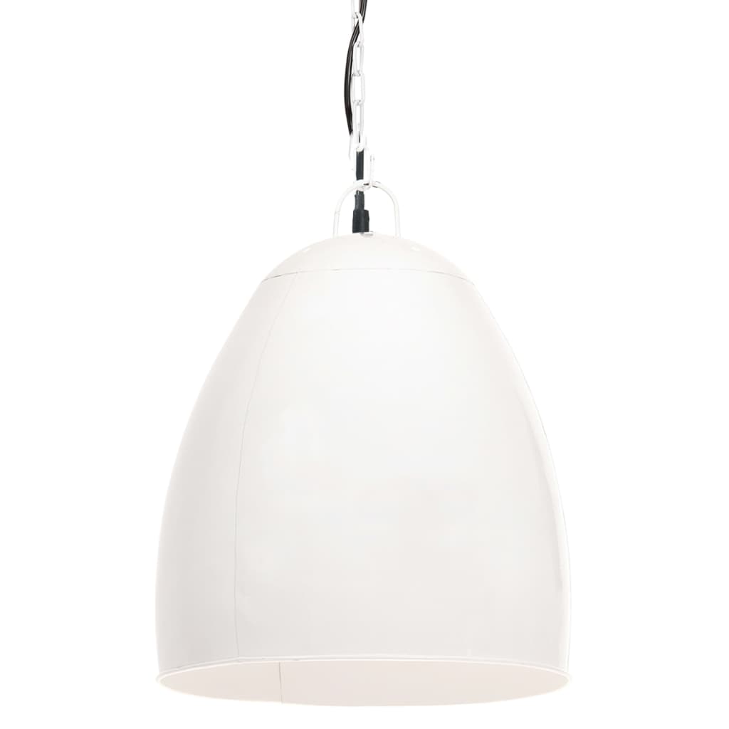 Industrial Hanging Lamp 25 W White Round 42 cm E27- Lamps - HomeShopIreland - Home Shop Ireland - Lamps - Industrial Hanging Lamp 25 W White Round 42 cm E27