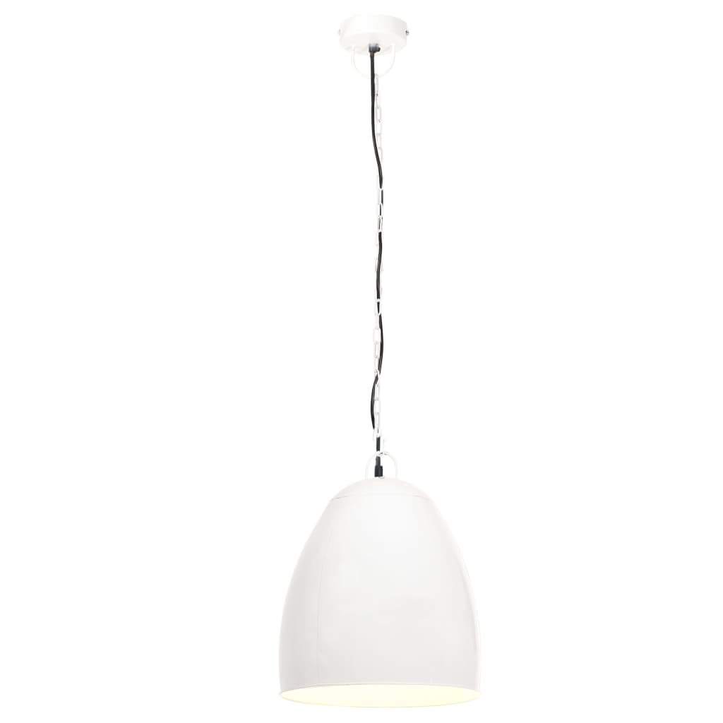 Industrial Hanging Lamp 25 W White Round 42 cm E27- Lamps - HomeShopIreland - Home Shop Ireland - Lamps - Industrial Hanging Lamp 25 W White Round 42 cm E27