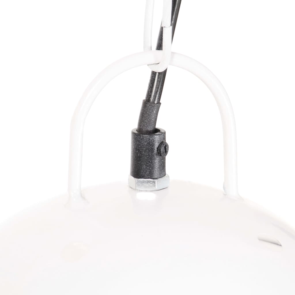 Industrial Hanging Lamp 25 W White Round 42 cm E27- Lamps - HomeShopIreland - Home Shop Ireland - Lamps - Industrial Hanging Lamp 25 W White Round 42 cm E27