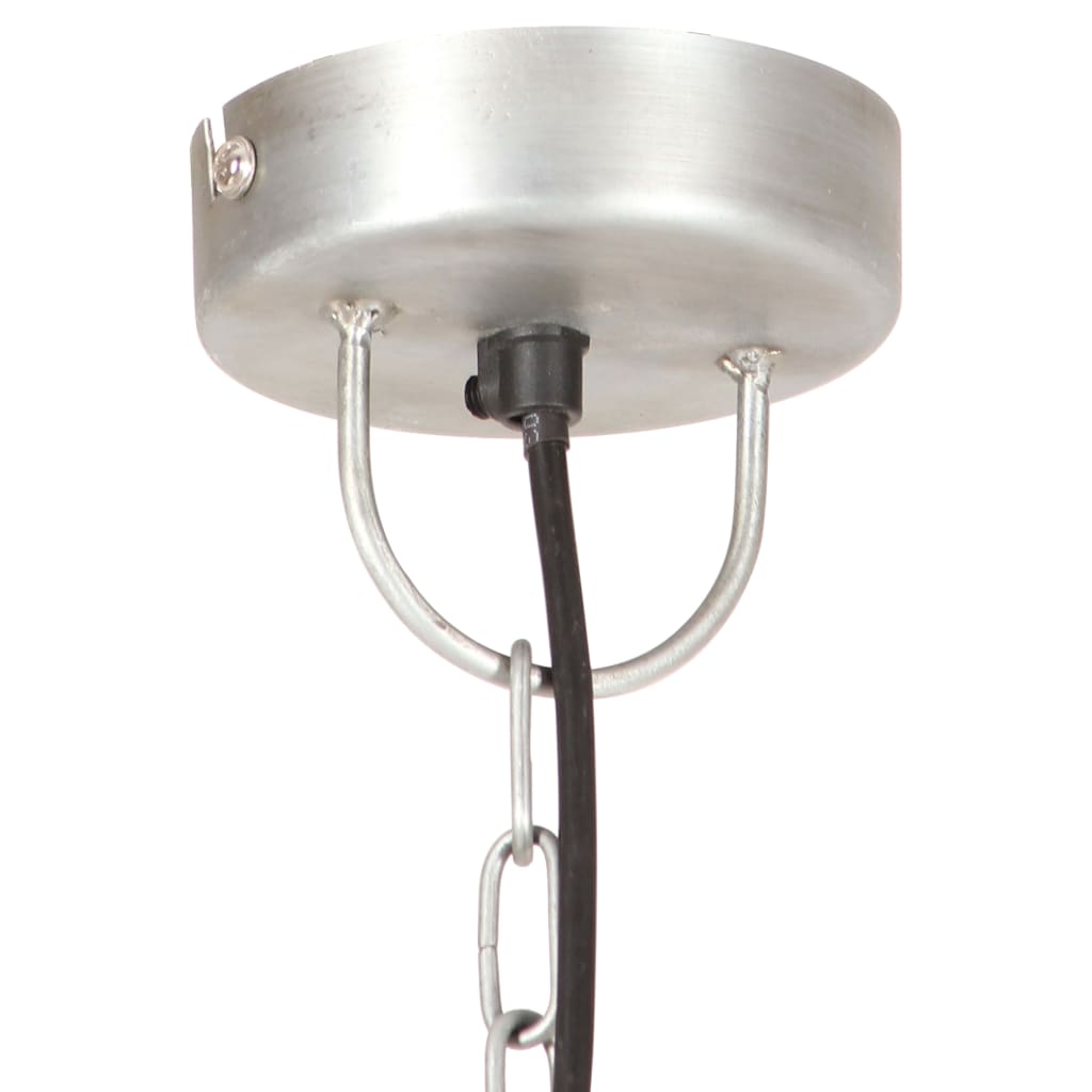 Industrial Hanging Lamp 25 W Silver Round 32 cm E27- Lamps - HomeShopIreland - Home Shop Ireland - Lamps - Industrial Hanging Lamp 25 W Silver Round 32 cm E27