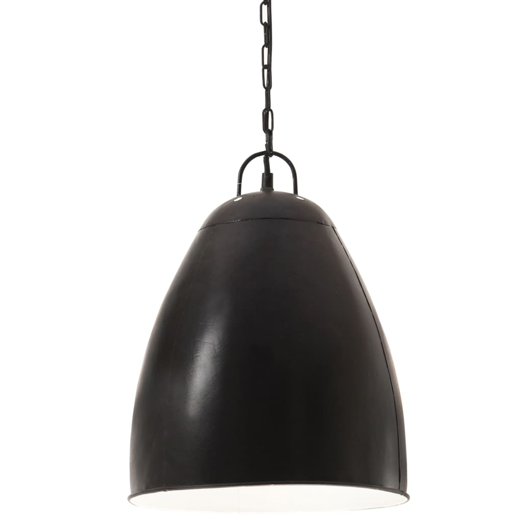 Industrial Hanging Lamp 25 W Dead Black Round 32 cm E27- Lamps - HomeShopIreland - Home Shop Ireland - Lamps - Industrial Hanging Lamp 25 W Dead Black Round 32 cm E27