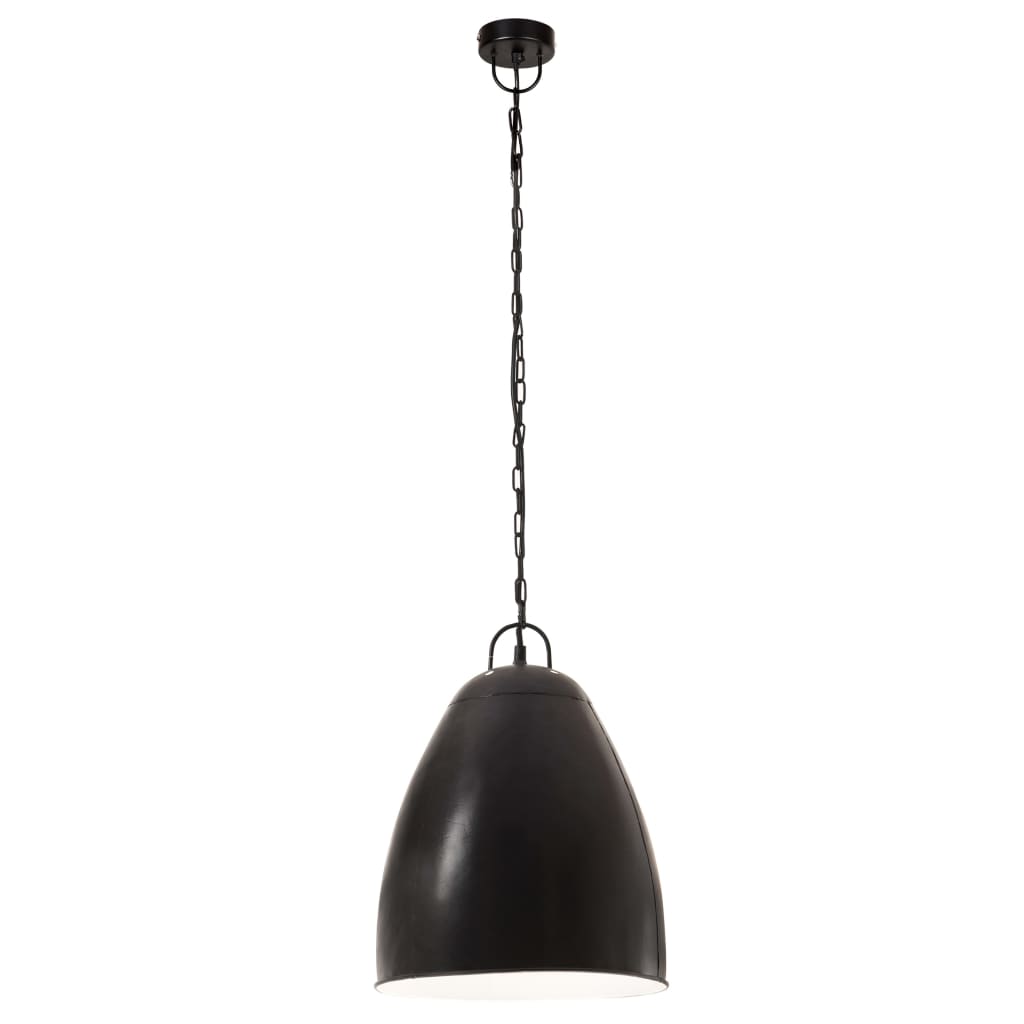 Industrial Hanging Lamp 25 W Dead Black Round 32 cm E27- Lamps - HomeShopIreland - Home Shop Ireland - Lamps - Industrial Hanging Lamp 25 W Dead Black Round 32 cm E27