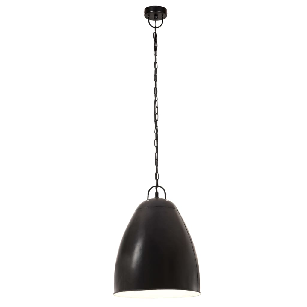 Industrial Hanging Lamp 25 W Dead Black Round 32 cm E27- Lamps - HomeShopIreland - Home Shop Ireland - Lamps - Industrial Hanging Lamp 25 W Dead Black Round 32 cm E27