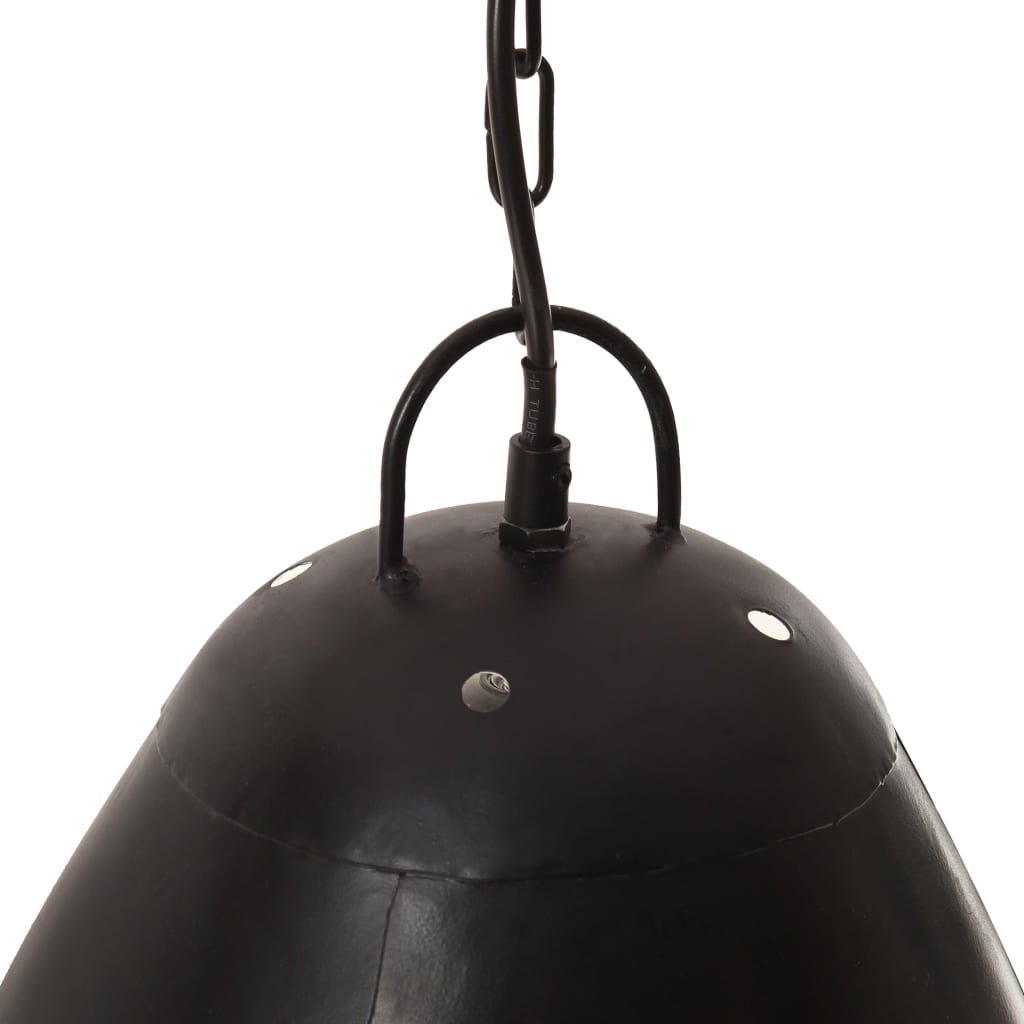 Industrial Hanging Lamp 25 W Dead Black Round 32 cm E27- Lamps - HomeShopIreland - Home Shop Ireland - Lamps - Industrial Hanging Lamp 25 W Dead Black Round 32 cm E27