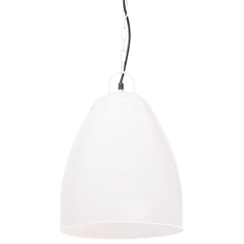 Industrial Hanging Lamp 25 W White Round 32 cm E27- Lamps - HomeShopIreland - Home Shop Ireland - Lamps - Industrial Hanging Lamp 25 W White Round 32 cm E27
