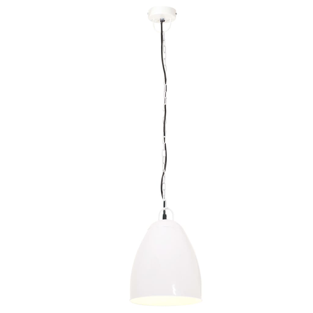 Industrial Hanging Lamp 25 W White Round 32 cm E27- Lamps - HomeShopIreland - Home Shop Ireland - Lamps - Industrial Hanging Lamp 25 W White Round 32 cm E27