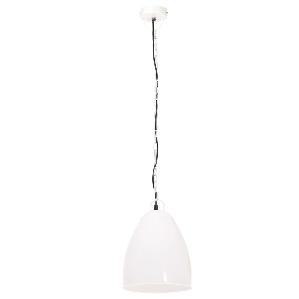 Industrial Hanging Lamp 25 W White Round 32 cm E27- Lamps - HomeShopIreland - Home Shop Ireland - Lamps - Industrial Hanging Lamp 25 W White Round 32 cm E27