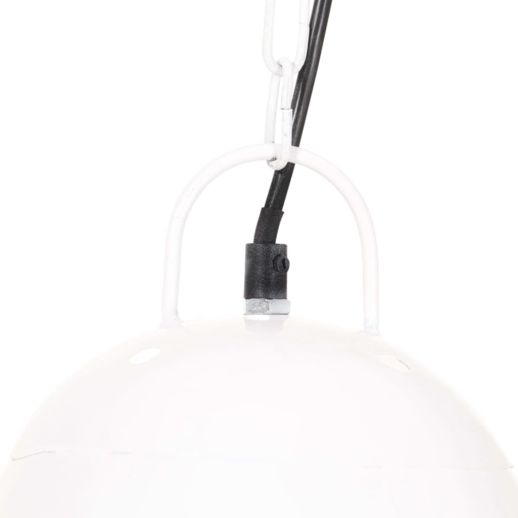 Industrial Hanging Lamp 25 W White Round 32 cm E27- Lamps - HomeShopIreland - Home Shop Ireland - Lamps - Industrial Hanging Lamp 25 W White Round 32 cm E27