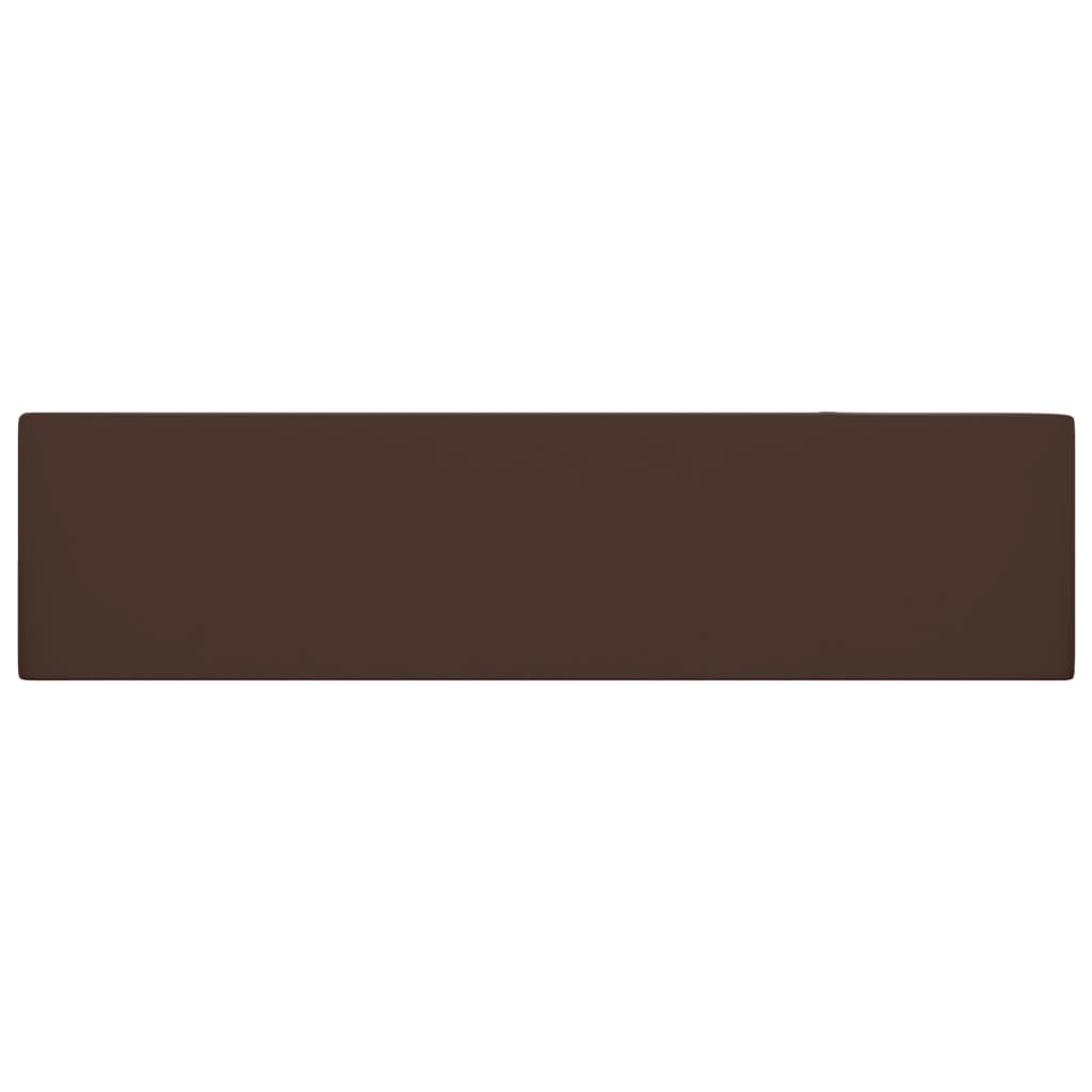 Bathroom Sink with Overflow Ceramic Dark Brown- Bathroom Basins - HomeShopIreland - Home Shop Ireland - Bathroom Basins - Bathroom Sink with Overflow Ceramic Dark Brown
