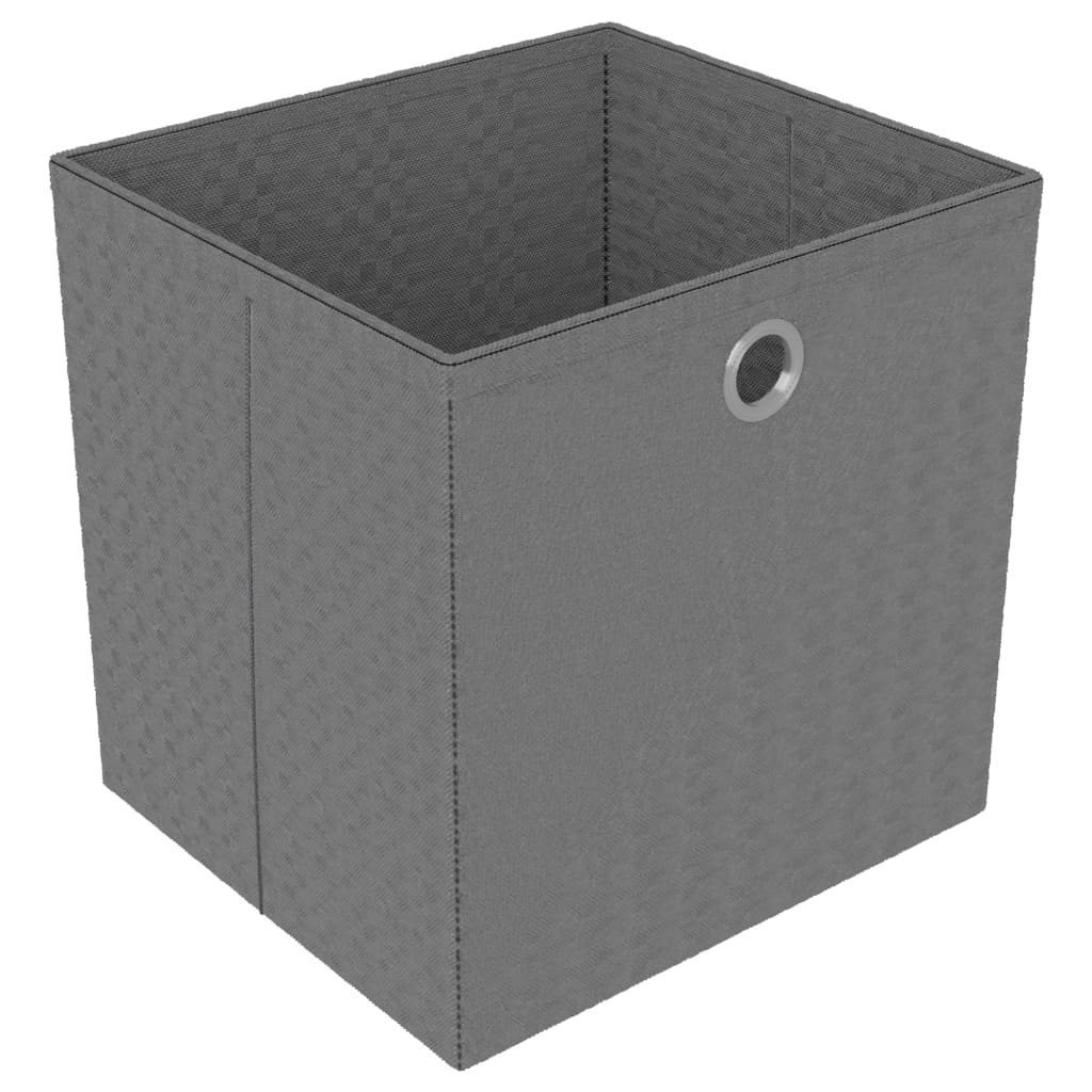 15-Cube Display Shelf with Boxes Grey 103x30x175.5 cm Fabric- Bookcases & Standing Shelves - HomeShopIreland - Home Shop Ireland - Bookcases & Standing Shelves - 15-Cube Display Shelf with Boxes Grey 103x30x175.5 cm Fabric