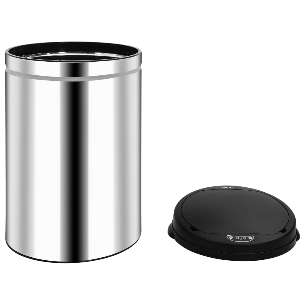 Automatic Sensor Dustbin 30 L Stainless Steel- Rubbish Bins & Waste Paper Baskets - HomeShopIreland - Home Shop Ireland - Rubbish Bins & Waste Paper Baskets - Automatic Sensor Dustbin 30 L Stainless Steel