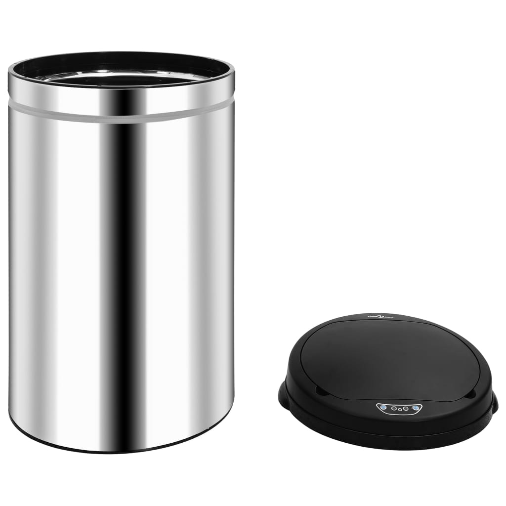 Automatic Sensor Dustbin 40 L Stainless Steel- Rubbish Bins & Waste Paper Baskets - HomeShopIreland - Home Shop Ireland - Rubbish Bins & Waste Paper Baskets - Automatic Sensor Dustbin 40 L Stainless Steel
