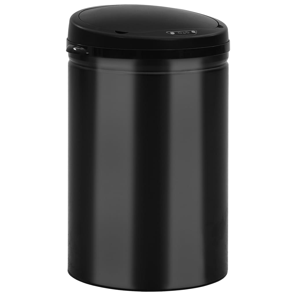 Automatic Sensor Dustbin 30 L Carbon Steel Black- Rubbish Bins & Waste Paper Baskets - HomeShopIreland - Home Shop Ireland - Rubbish Bins & Waste Paper Baskets - Automatic Sensor Dustbin 30 L Carbon Steel Black
