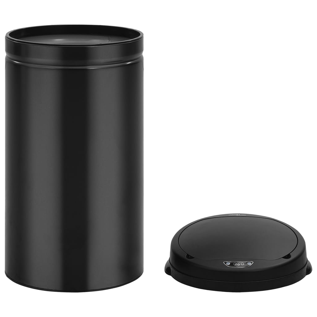 Automatic Sensor Dustbin 50 L Carbon Steel Black- Rubbish Bins & Waste Paper Baskets - HomeShopIreland - Home Shop Ireland - Rubbish Bins & Waste Paper Baskets - Automatic Sensor Dustbin 50 L Carbon Steel Black