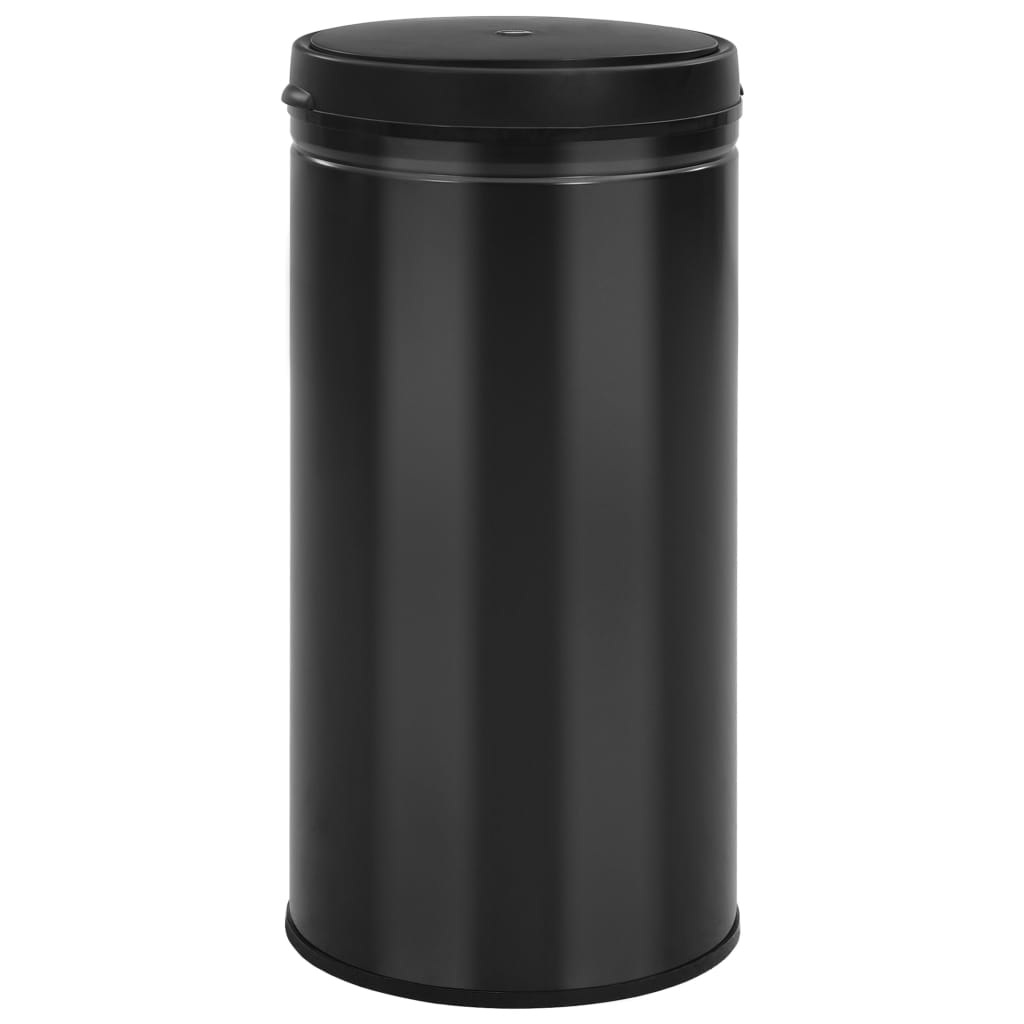 Automatic Sensor Dustbin 70 L Carbon Steel Black- Rubbish Bins & Waste Paper Baskets - HomeShopIreland - Home Shop Ireland - Rubbish Bins & Waste Paper Baskets - Automatic Sensor Dustbin 70 L Carbon Steel Black