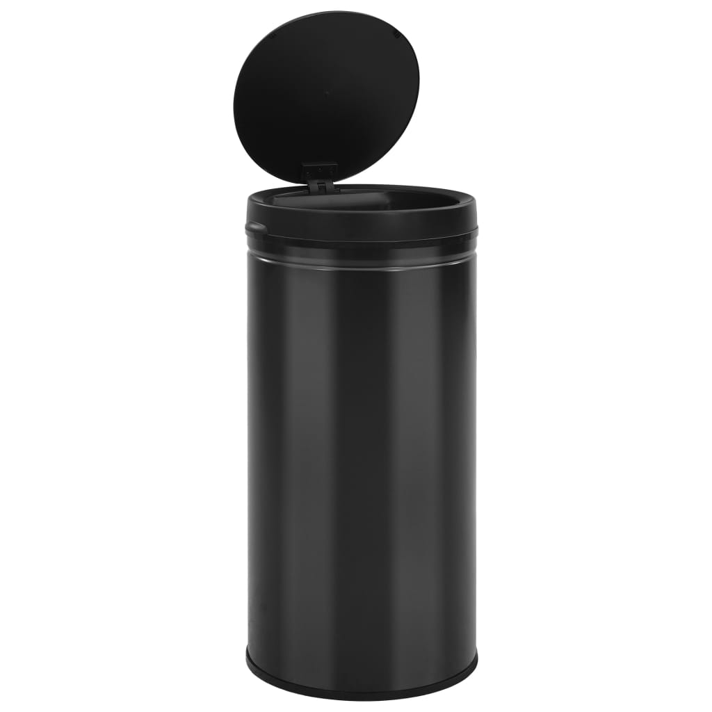 Automatic Sensor Dustbin 70 L Carbon Steel Black- Rubbish Bins & Waste Paper Baskets - HomeShopIreland - Home Shop Ireland - Rubbish Bins & Waste Paper Baskets - Automatic Sensor Dustbin 70 L Carbon Steel Black