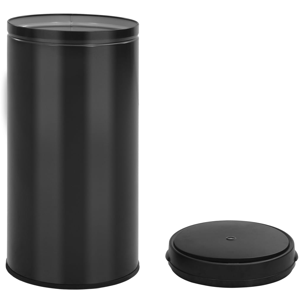 Automatic Sensor Dustbin 70 L Carbon Steel Black- Rubbish Bins & Waste Paper Baskets - HomeShopIreland - Home Shop Ireland - Rubbish Bins & Waste Paper Baskets - Automatic Sensor Dustbin 70 L Carbon Steel Black