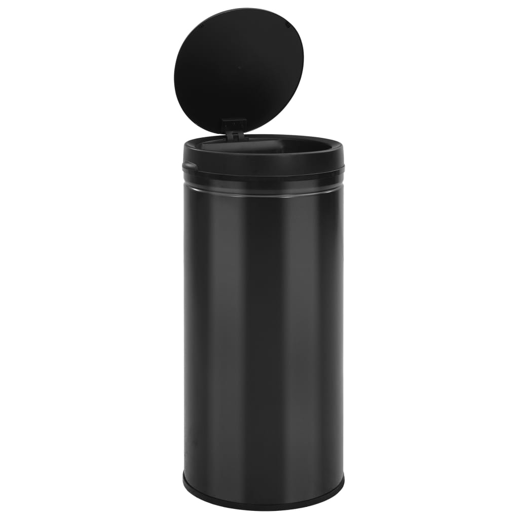 Automatic Sensor Dustbin 80 L Carbon Steel Black- Rubbish Bins & Waste Paper Baskets - HomeShopIreland - Home Shop Ireland - Rubbish Bins & Waste Paper Baskets - Automatic Sensor Dustbin 80 L Carbon Steel Black