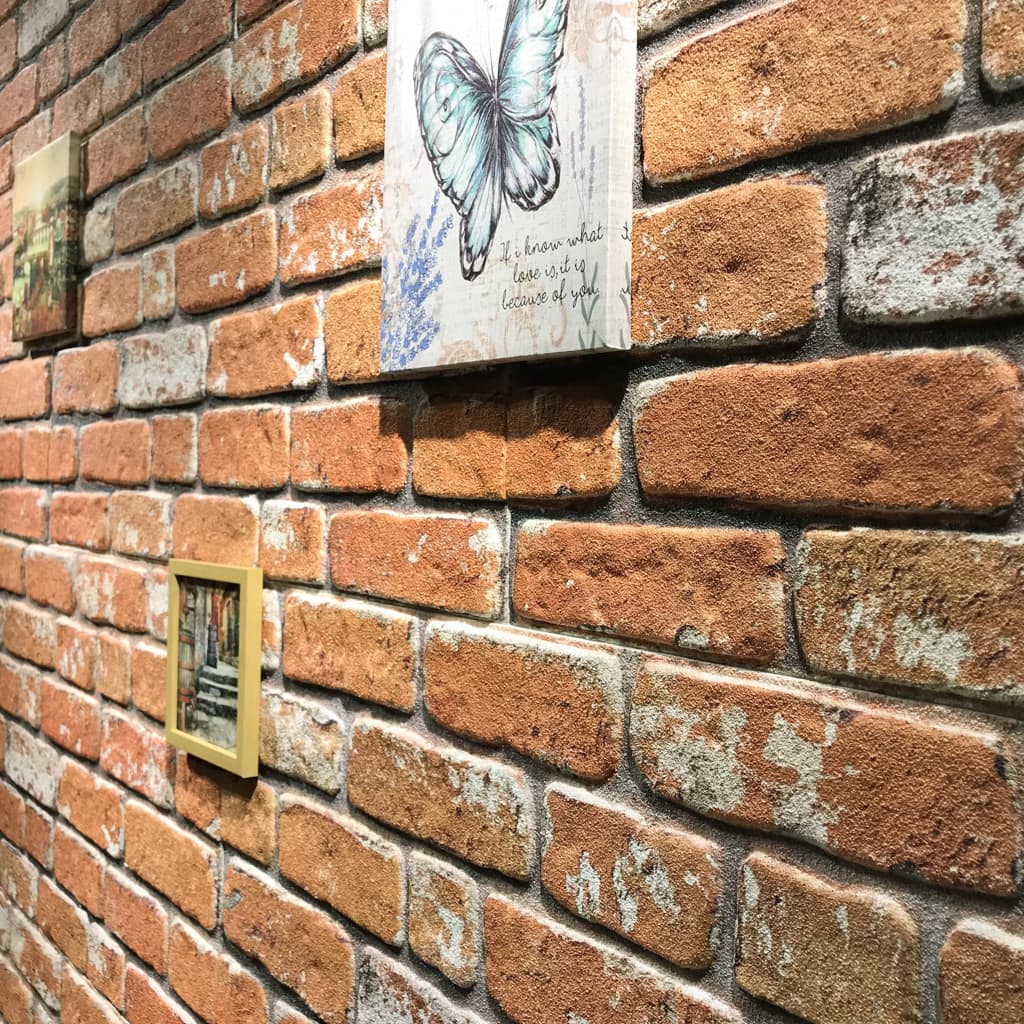 3D Wall Panels with Light Brown Brick Design 11 pcs EPS- Wall Panelling - HomeShopIreland - Home Shop Ireland - Wall Panelling - 3D Wall Panels with Light Brown Brick Design 11 pcs EPS