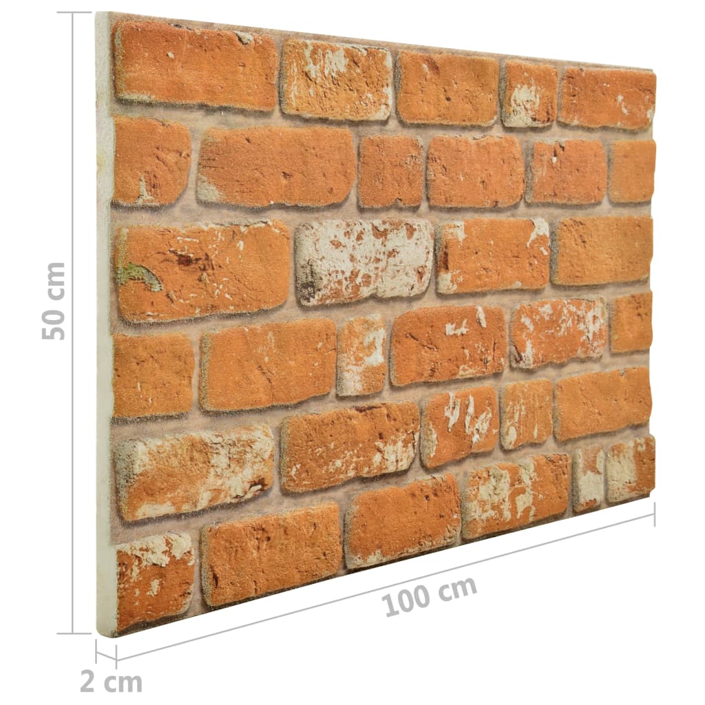 3D Wall Panels with Light Brown Brick Design 11 pcs EPS- Wall Panelling - HomeShopIreland - Home Shop Ireland - Wall Panelling - 3D Wall Panels with Light Brown Brick Design 11 pcs EPS