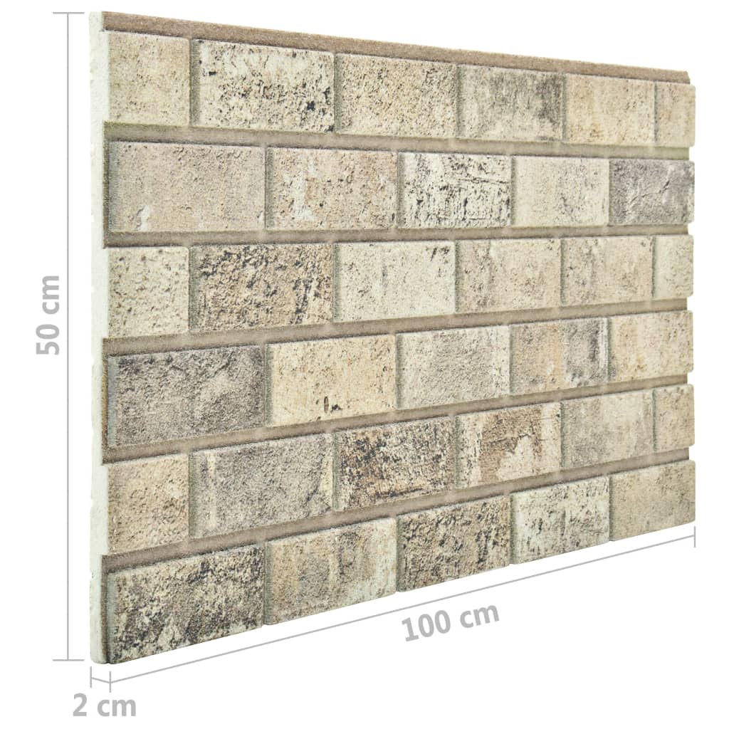 3D Wall Panels with Sand Brick Design 11 pcs EPS- Wall Panelling - HomeShopIreland - Home Shop Ireland - Wall Panelling - 3D Wall Panels with Sand Brick Design 11 pcs EPS