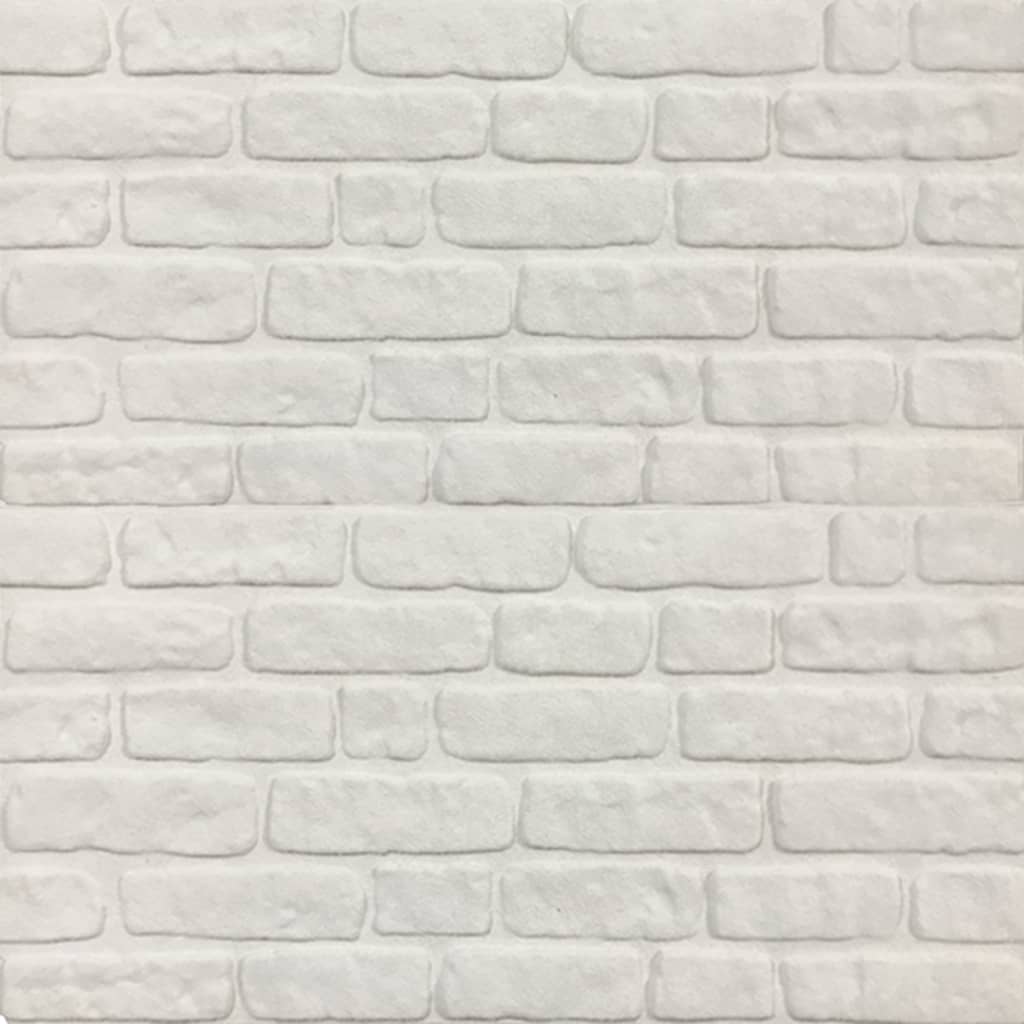 3D Wall Panels with White Brick Design 11 pcs EPS- Wall Panelling - HomeShopIreland - Home Shop Ireland - Wall Panelling - 3D Wall Panels with White Brick Design 11 pcs EPS