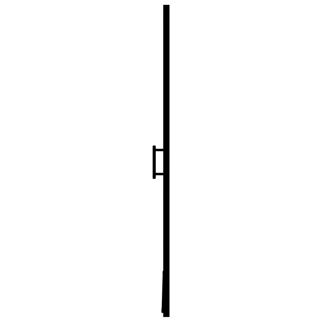 Shower Door Frost Tempered Glass 81x195 cm Black- Shower Doors & Enclosures - HomeShopIreland - Home Shop Ireland - Shower Doors & Enclosures - Shower Door Frost Tempered Glass 81x195 cm Black