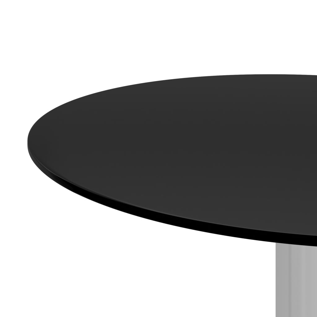 Coffee Table Black 40 cm Tempered Glass- Coffee Tables - HomeShopIreland - Home Shop Ireland - Coffee Tables - Coffee Table Black 40 cm Tempered Glass