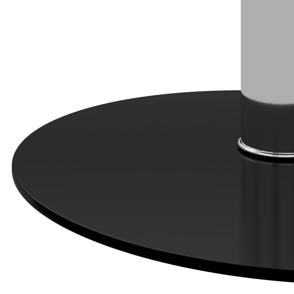 Coffee Table Black 40 cm Tempered Glass- Coffee Tables - HomeShopIreland - Home Shop Ireland - Coffee Tables - Coffee Table Black 40 cm Tempered Glass