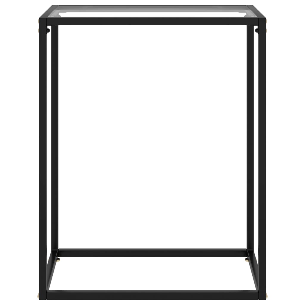 Console Table Transparent 60x35x75 cm Tempered Glass- End Tables - HomeShopIreland - Home Shop Ireland - End Tables - Console Table Transparent 60x35x75 cm Tempered Glass